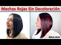 No More Bleaching Easy Red Highlights