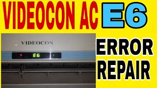 E6 Error Repair con Split AC RABAL ENGINEERS