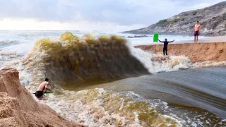 We Made The World s BIGGEST RIVER WAVE