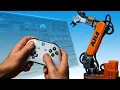 6DOF DESKTOP ROBOT - V6 2 Update for the AR4 Xbox Controller Dark GUI Arduino Python Programming