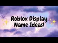 Display name ideas Roblox
