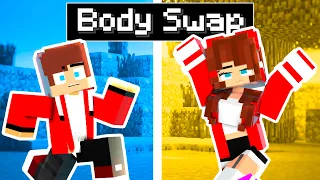 MAIZEN : JJ's Sister Body Swap with JJ - Animation JJ & Mikey