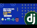 How to Pass a Python String Variable to HTML Using Django Step-by-Step Django Tutorial