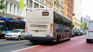MTA NYCT Bus 2015 Prevost X3-45 2568 On The SIM33C Express
