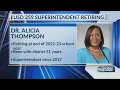 USD 259 Superintendent Dr Alicia Thompson to retire