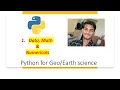 Python for 1 Mathematical operations numerical
