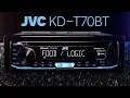 JVC KD-TD70BT Single DIN Bluetooth Stereo - Under 100