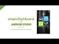 Simple Dashboard in Android Studio UI Design with XML Android Studio 3 5