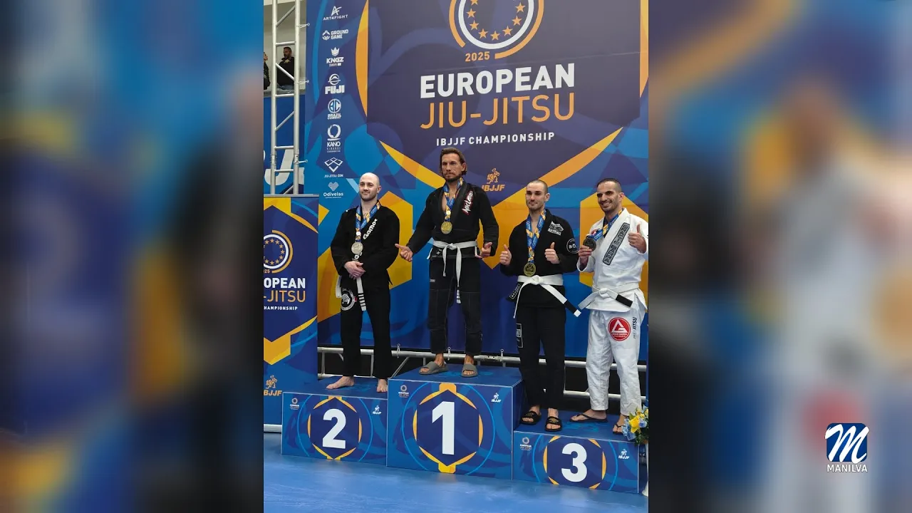 Ayer recibimos al campeón de Europa de Jiu Jitsu