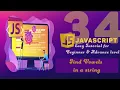 JavaScript Tutorial in Hindi Urdu part 34 JavaScript Find Vowels in a String