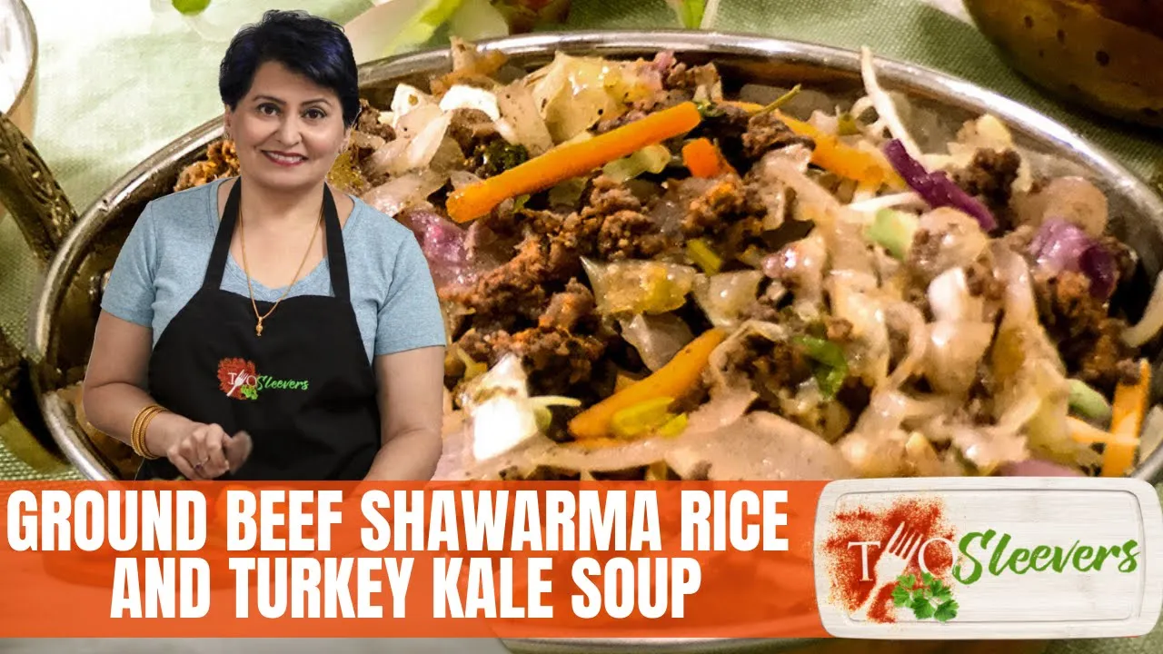 Pressure Cooker basics, Ground Beef Shawarma Rice, Turkey Kale Soup