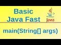 Meaning of main String args - Basic Java Fast 35
