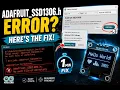Fix Adafruit - SSD1306 h No Such File or Directory Arduino IDE Tutorial