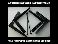 Easy 2-Minute setup of Pyle or On-Stage Laptop Stand