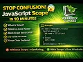 JavaScript Scope Explained in 10 Minutes Global Local Block Scope with Real Examples