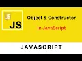 Object Constructor in JavaScript JavaScript Tutorial for beginners to Advance