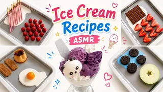 12 Homemade Ice Cream Recipes | Satisfying Cooking ASMR Collection (Ep. 1) 🍦🍧 ✨ #asmrvideo #icecream