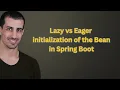 Spring Boot Bean Initialization Lazy vs Eager Eager vs Lazy Bean Loading in Spring Boot