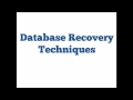 SQL Server Database Recovery Techniques 0