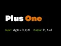 04 Plus One - leetcode Java DSA LeetCode Solutions