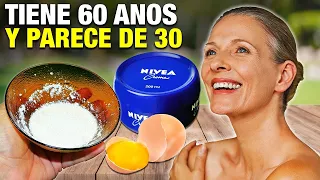 Mezcla 1 Huevo con Crema Nivea🍜🧿 Desaparece las Arrugas y Manchas del ROSTRO🤗 hazte más Joven
