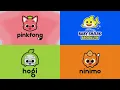 Lagu NINIMO vs PINKFONG vs HOGI vs BABY SHARK Intro Outro Logo Best Special Effects 2022 *NEW*