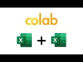 Join 2 tables excel file with Python in Google Colab