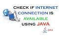 How to test internet connection using Java in NetBeans