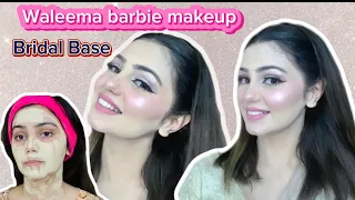 Download Waleema Barbie makeup | Bridal Formula Base | Glowup with Smn | Bride makeup MP3