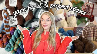 FALL YARN HAUL project plans with links knitting and crocheting my pinterest board