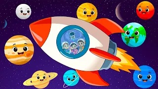 We’re Going on a Spaceship! 🚀 Learn the Planets -Preschool Songs for Circle Time