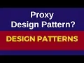 Proxy design pattern with real time example Proxy pattern