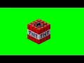 Minecraft TNT explosion green screen