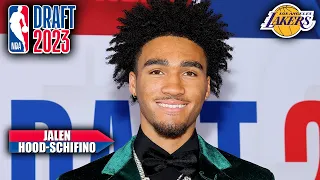 Los Angeles Lakers select Jalen Hood-Schifino with 17th pick 2023 NBA Draft Highlights