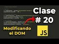 JS 20 APRENDE a manipular el DOM Documento Object Model Curso JAVASCRIPT