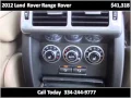 2012 Land Rover Range Rover Used Cars Montgomery AL