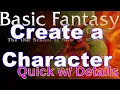 BFRPG Character Creation Fast Easy How-To Guide Basic Fantasy RPG