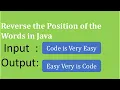 Unbelievable Results Java Code Trick to Reverse Your Words