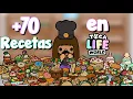 70 Recipes in Toca Life World with Chef Cam Toca Cam