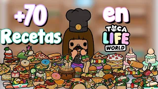 70 Recipes in Toca Life World with Chef Cam Toca Cam