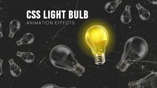 CSS Light Bulb Animation Effects Html CSS OnlineTutorialsYT