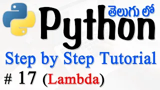Python Tutorials For Beginners in Telugu - Tutorial 17