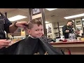 Beck gets a haircut