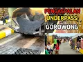 Lagu Mau ke Kali Wadas Saya lihat Underpass GOROWONG sedang di aspal || Mantap hampir selesai 