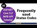 Frequently used status codes Asp Net Core Web API Status Codes in Web API