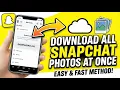 How to Download All Snapchat Memories at Once - Download All Photos Together Quick Guide