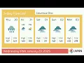 Weather in Columbus Ohio - Wednesday Jan 29 2025