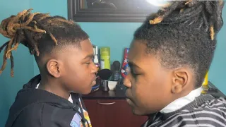 HAIRCUT TUTORIAL HIGH TOP FADE SKYTOP FADE WITH DREADS