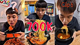 Tổng hợp bữa ăn 700k của LC Nhất “mì cay cấp độ 7”