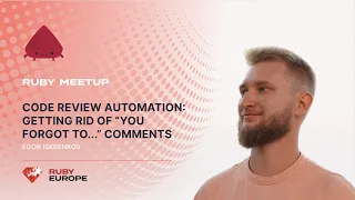 EN Code review automation getting rid of you forgot to comments - Egor Iskrenkov